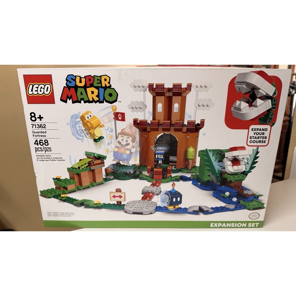 LEGO Super Mario 71362 Guarded Fortress Expansion Set Retired NIB 468 Pcs - Picture 6 of 10